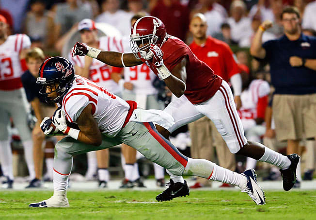 Freshman cornerback Eddie Jackson (4) tallied four tackles and an interception in a win over Ole Miss.